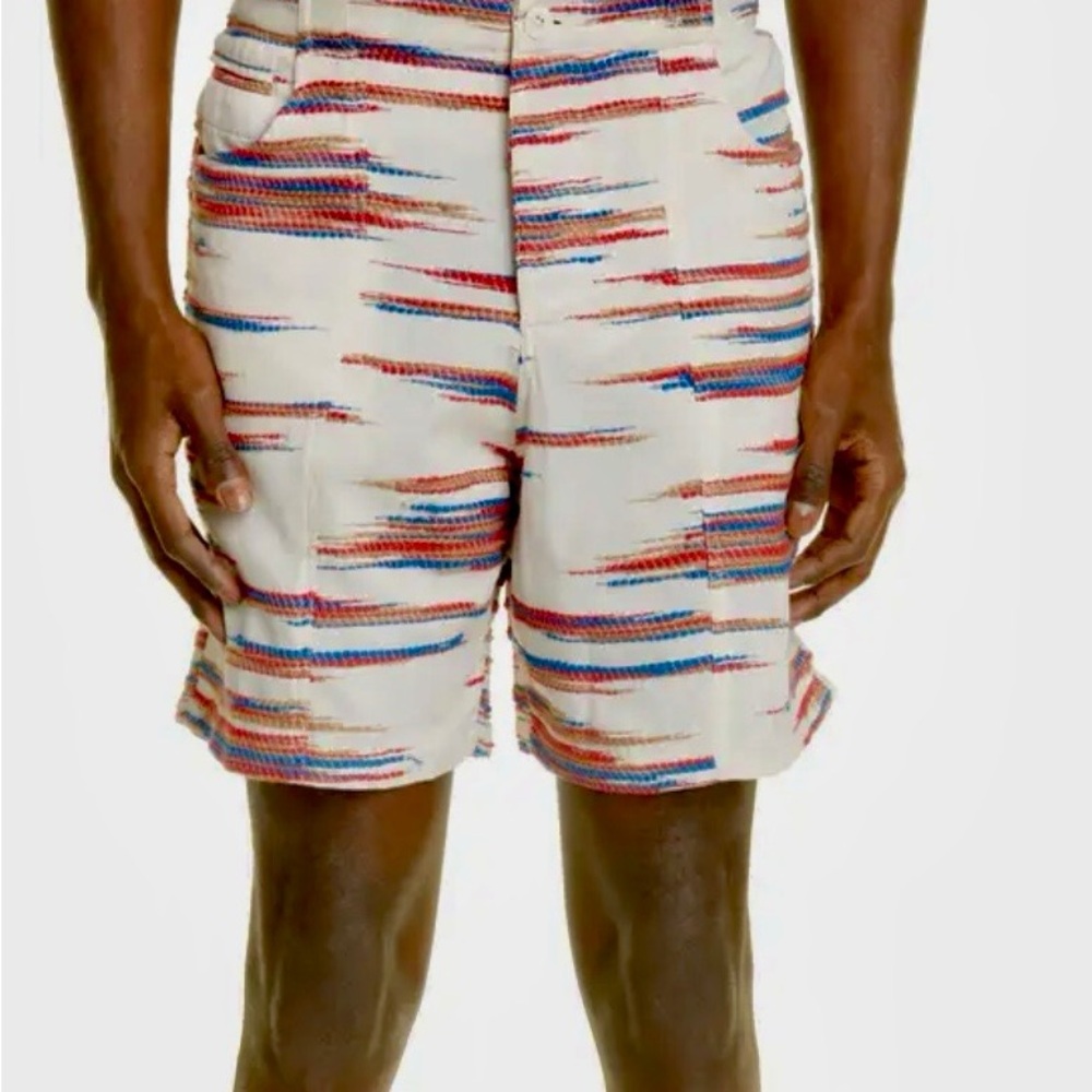 SMR Days Vathi Jacquard Cotton Shorts Men’s Size Large 6.5” inseam NWOT